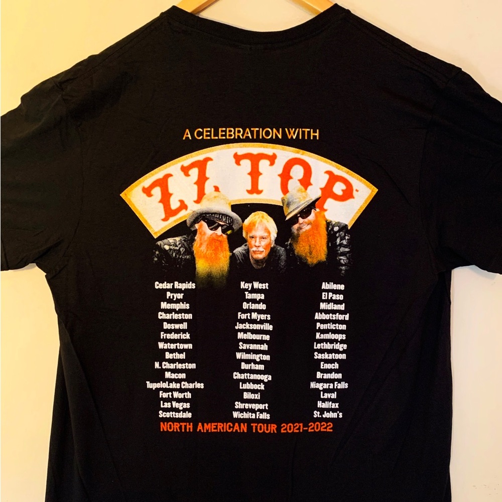 IN MEMORY OF DUSTY HILL ZZ TOP T-SHIRT - Picture 2 of 2